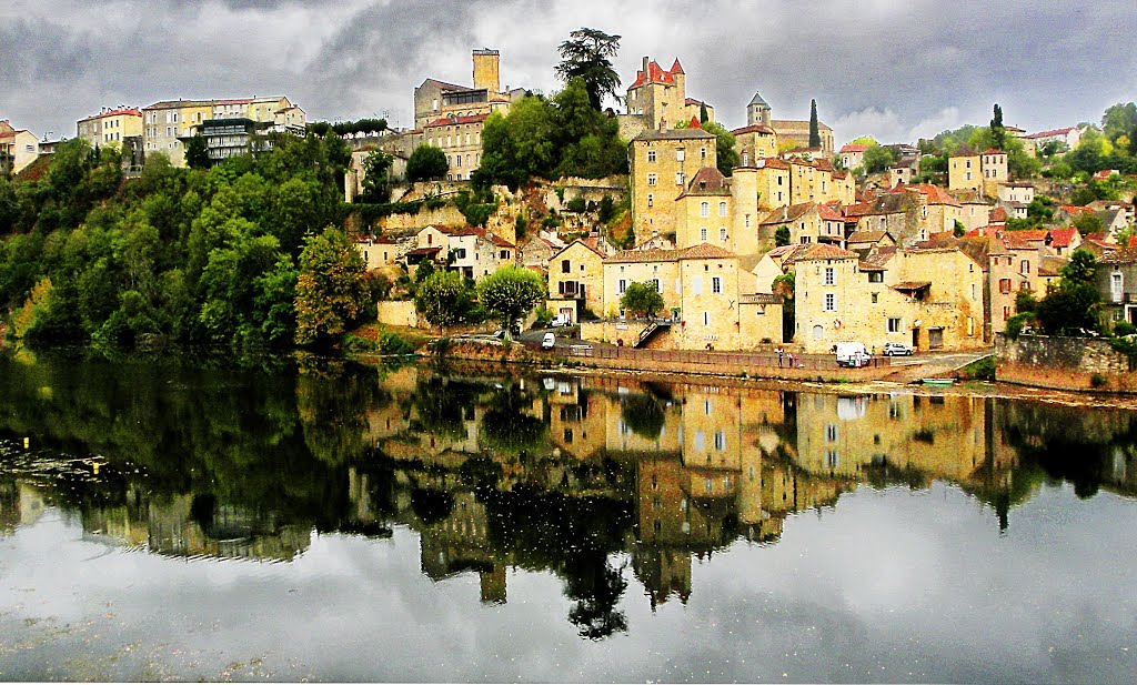 Puy-l'Évêque.......The Middle-Ages mirrored in the river "LOT".. by Feika