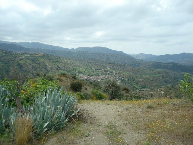 Village Abad Ch'rif, vu de Telmath. by HALLIL