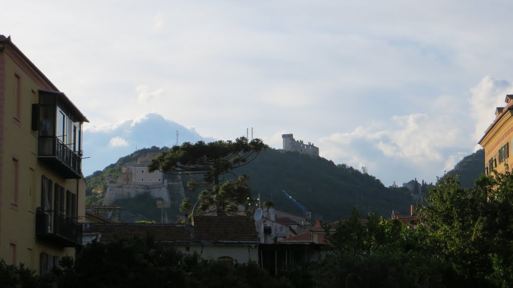 View at the castel over Finale Ligure by Ezoze