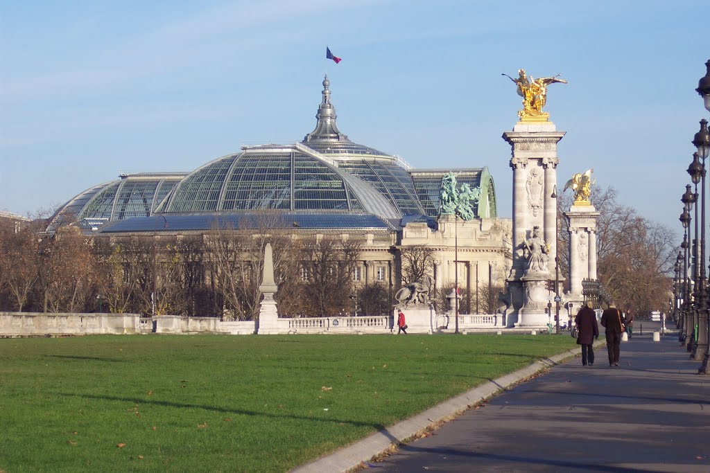 Paris France- Le Grand Palais & Pont Alexandre III by cheets99