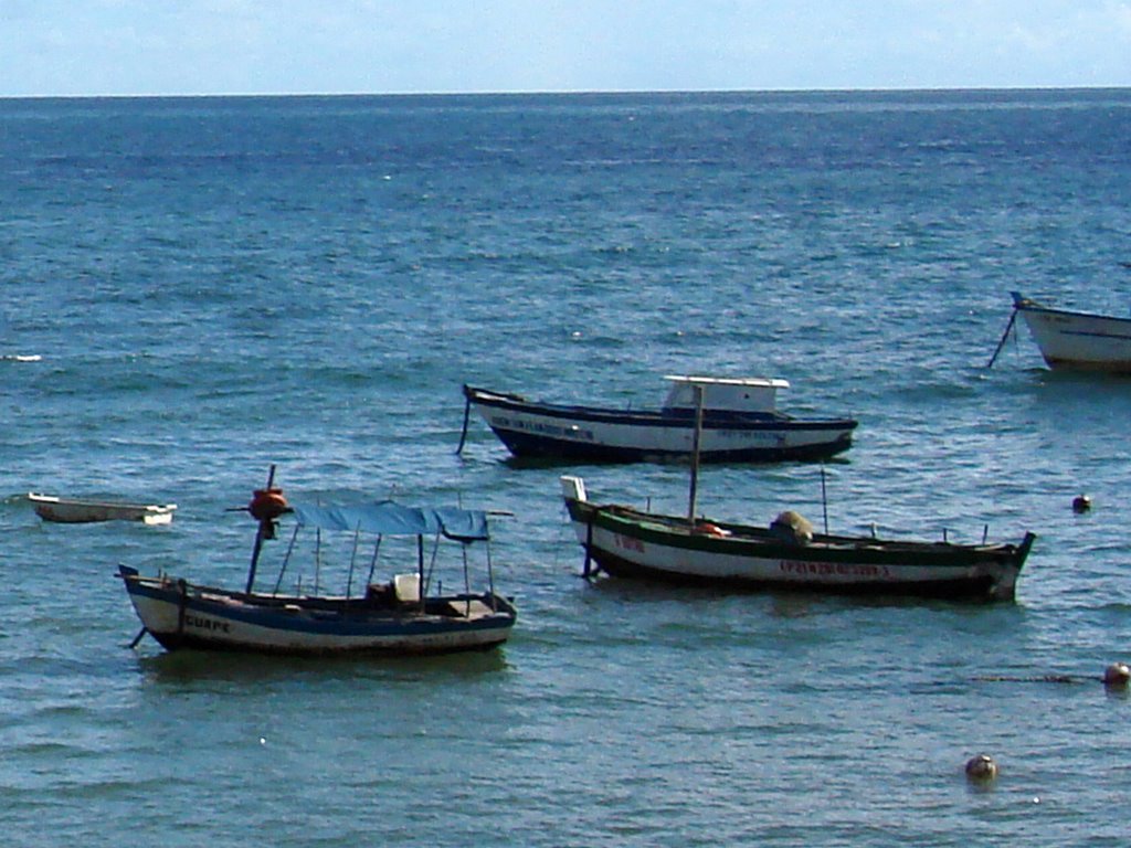 Barcos do Rio Vermelho by Antonio Lobo