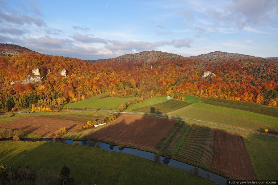 The Wiesent River Valley in the Franconian Switzerland by missoni