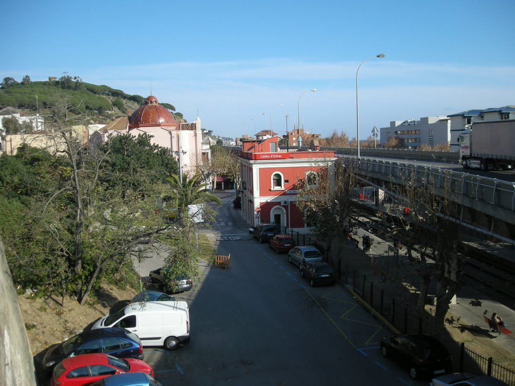 Capella del Carme, estació RENFE i viaducte N-II by jpgbdn