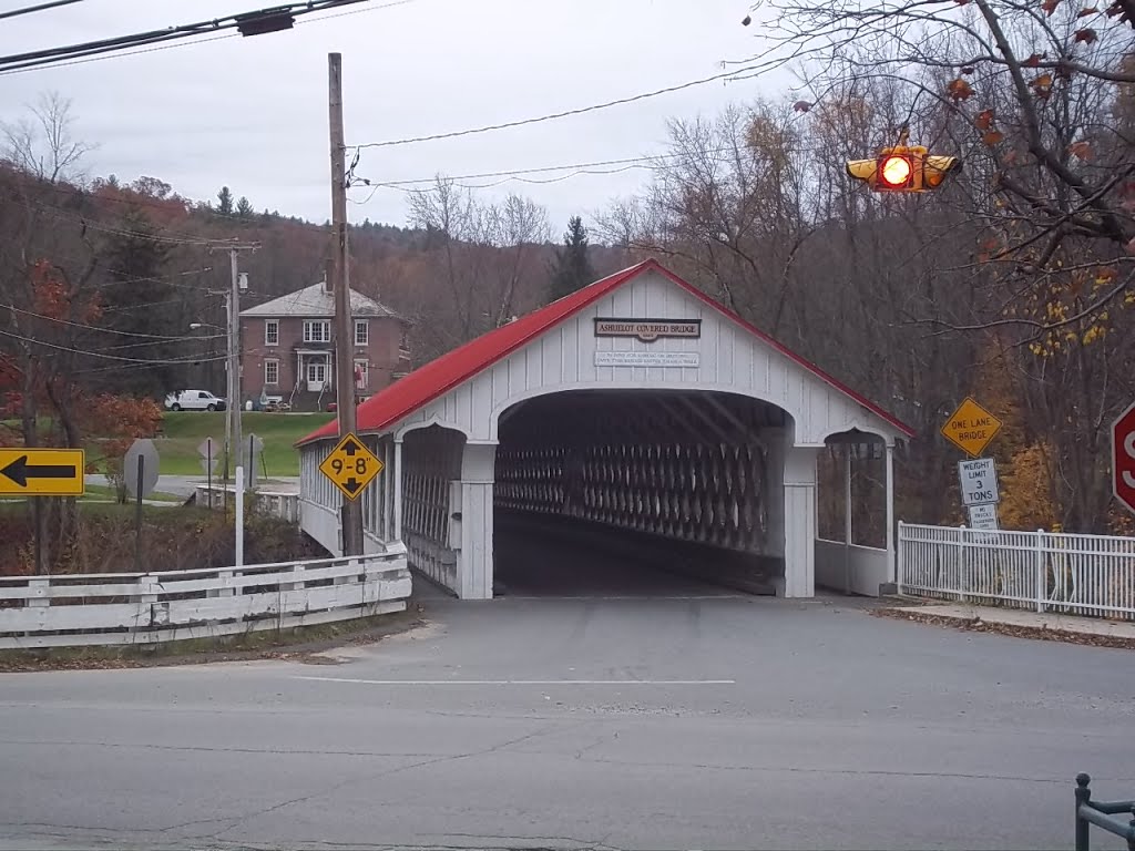 Covered Bridge, Ashuelot, N.H. by mark T.