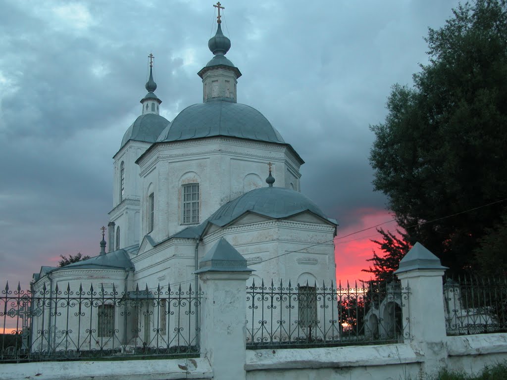 Церковь в Юрове by Fyodor Soloview