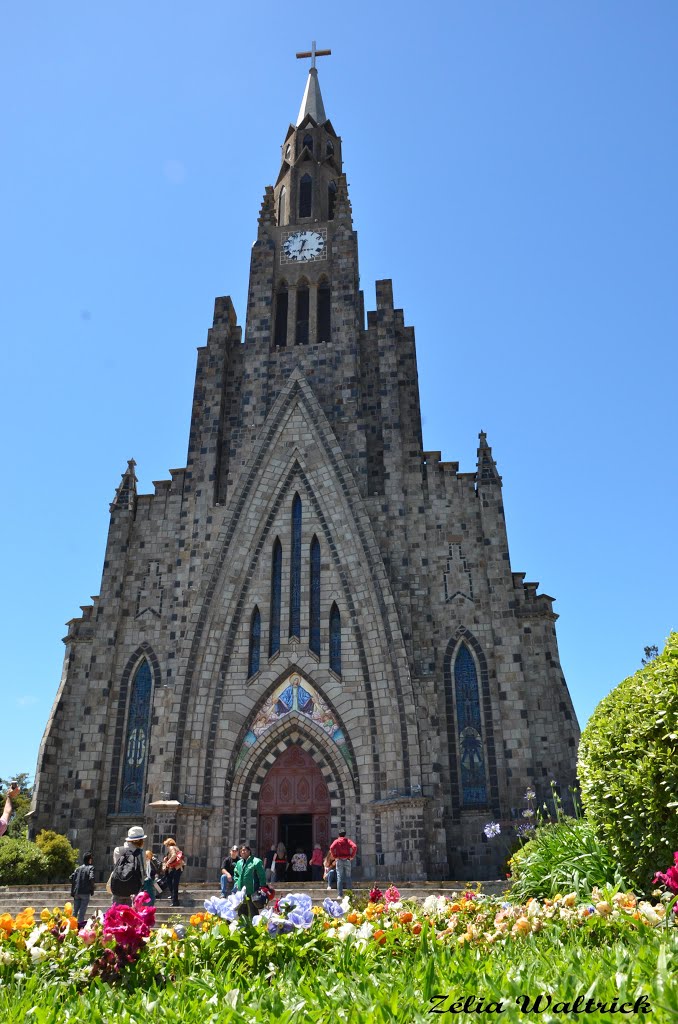 Catedral Nossa Senhora de Lourdes - Canela RS by Zelia Waltrick