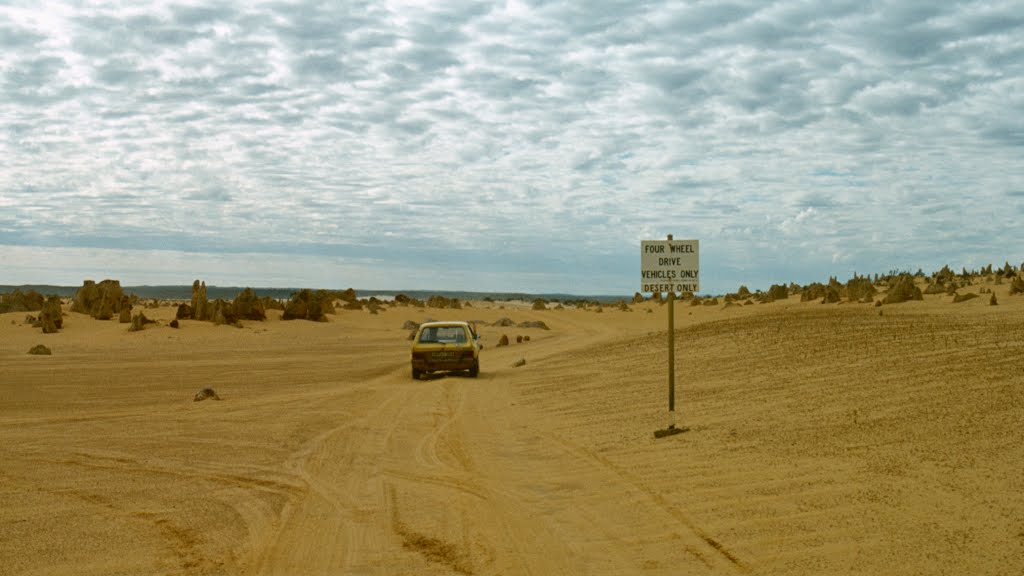 Track to "Desert Only" / The Pinnacles, WA (1979-08-23) by palMeir