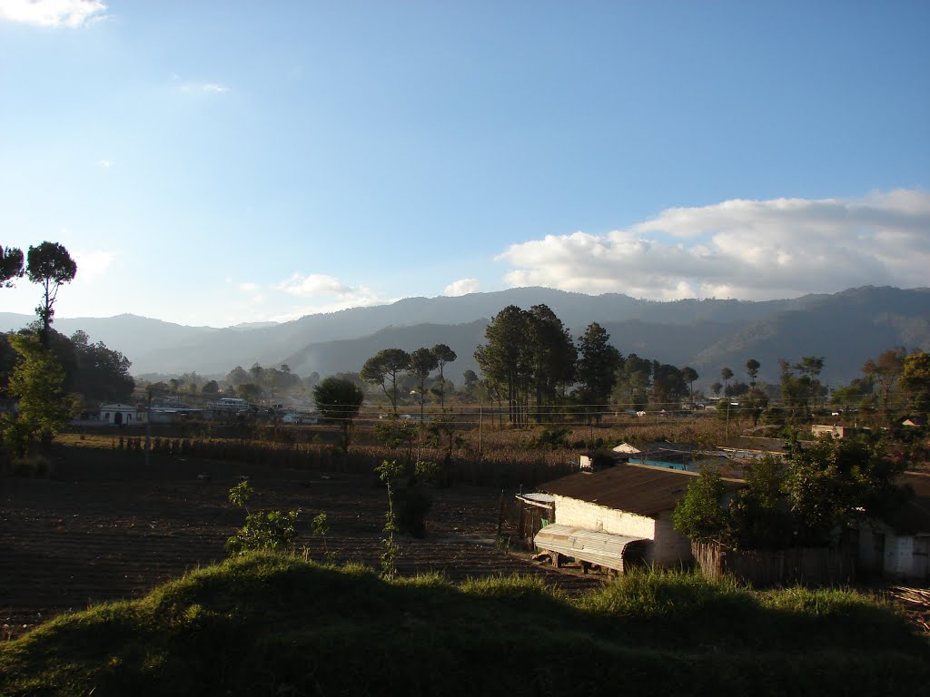 Countyside along the road, on way to Panajachel, Guatemala by Peter H Orlick