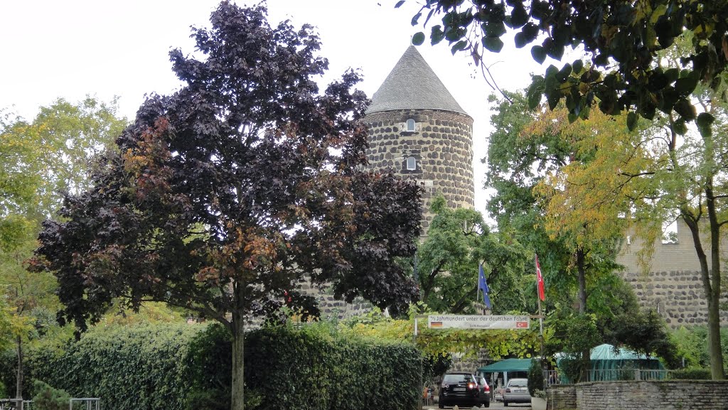 A tower of the Gereonswall in Cologne by Diego Giuseppe