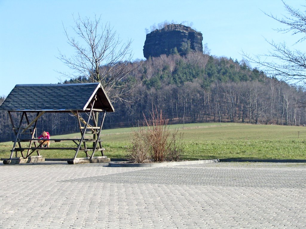 Zirkelstein Sächsische Schweiz by Helmut Fischer