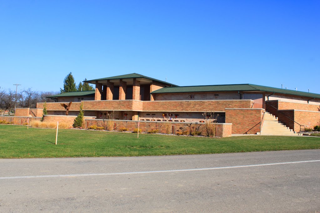 Garden of Angels Mausoleum, Michigan Memorial Park, Flat Rock, Michigan by Dwight Burdette