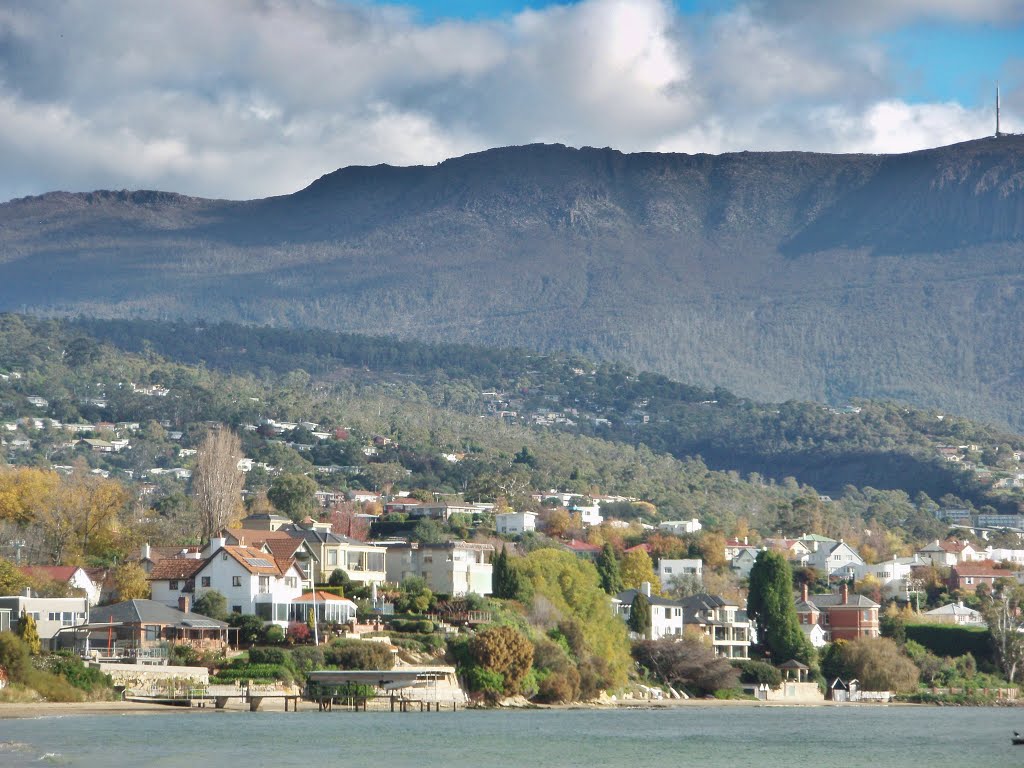 Sandy Bay, Hobart Tasmania, Australia by ronrainbow