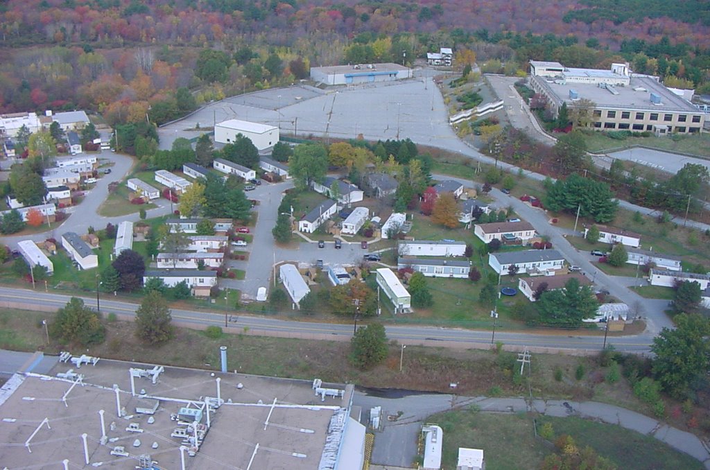 Aerial Shot Of Trailer Park - Hanscom Field - Bedford, MA by John M Sullivan