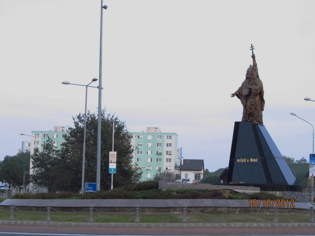 Statue of Sts. Cyril and Methodius by Anuar T