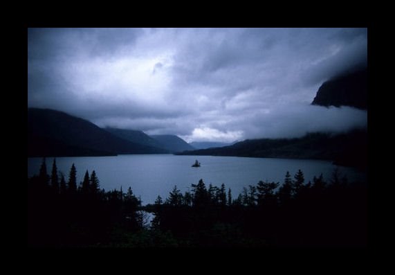 Storm Over St. Mary's Lake by David Gale