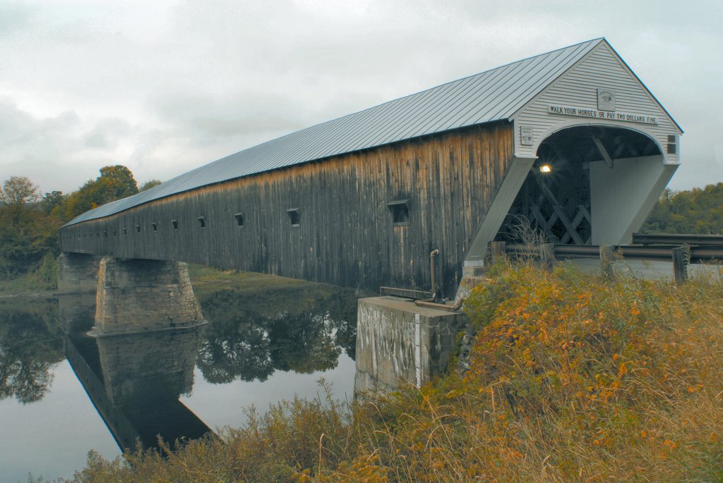 Cornish-Windsor Covered Bridge by Wayne Wrights