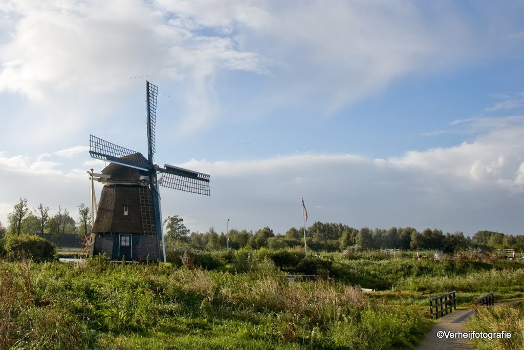 Molen De Hommel in Haarlem by verheijfotografie