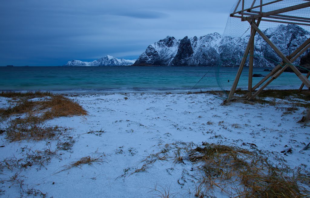 Hovden beach at winter time - - Vesterålen by S.M Tunli - tunliweb.no