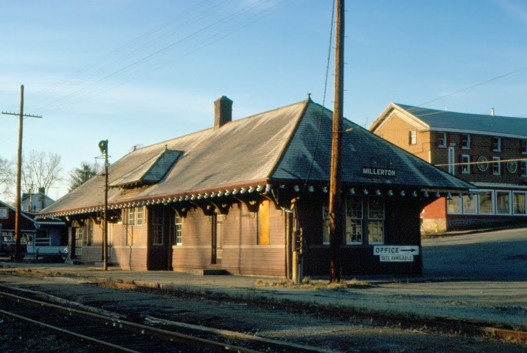 Former New York Central Railroad Passenger Depot at Millerton, NY by Scotch Canadian