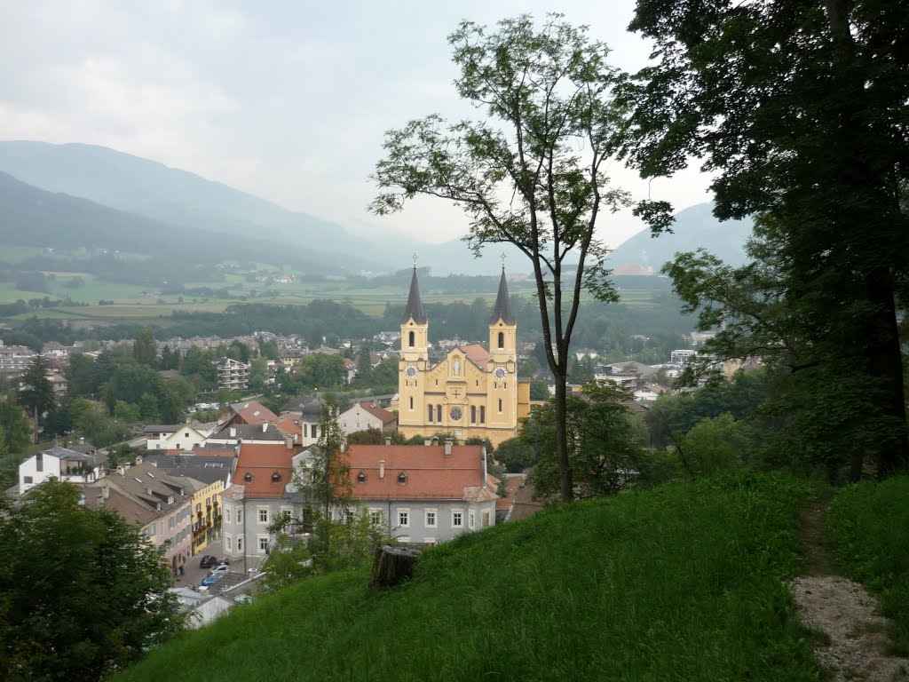 Bruneck from the castle hill by tondalouda