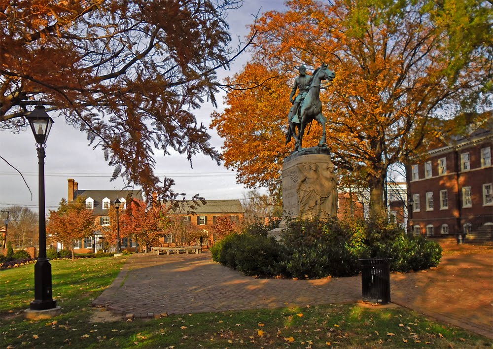 Monument to General Stonewall Jackson, Charlottesville, VA. by r.w.dawson