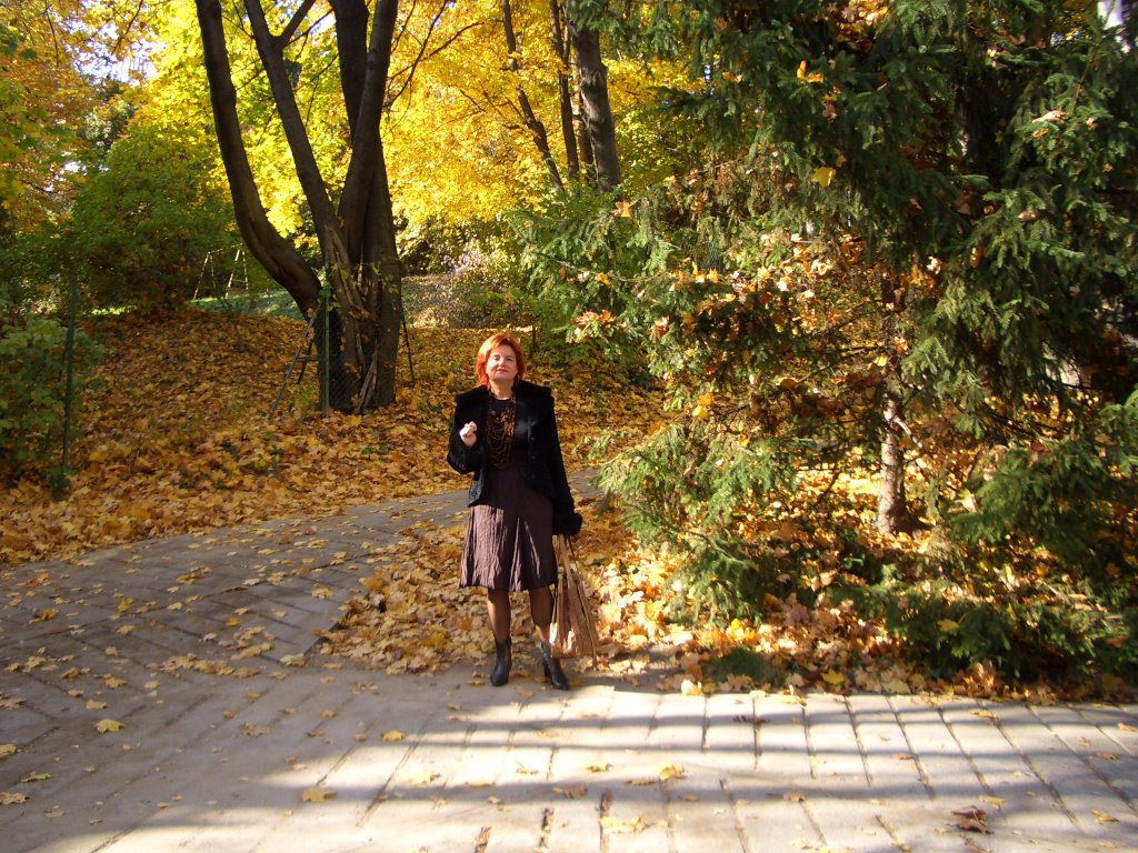 Mariann in the garden. by Frankó Ferenc