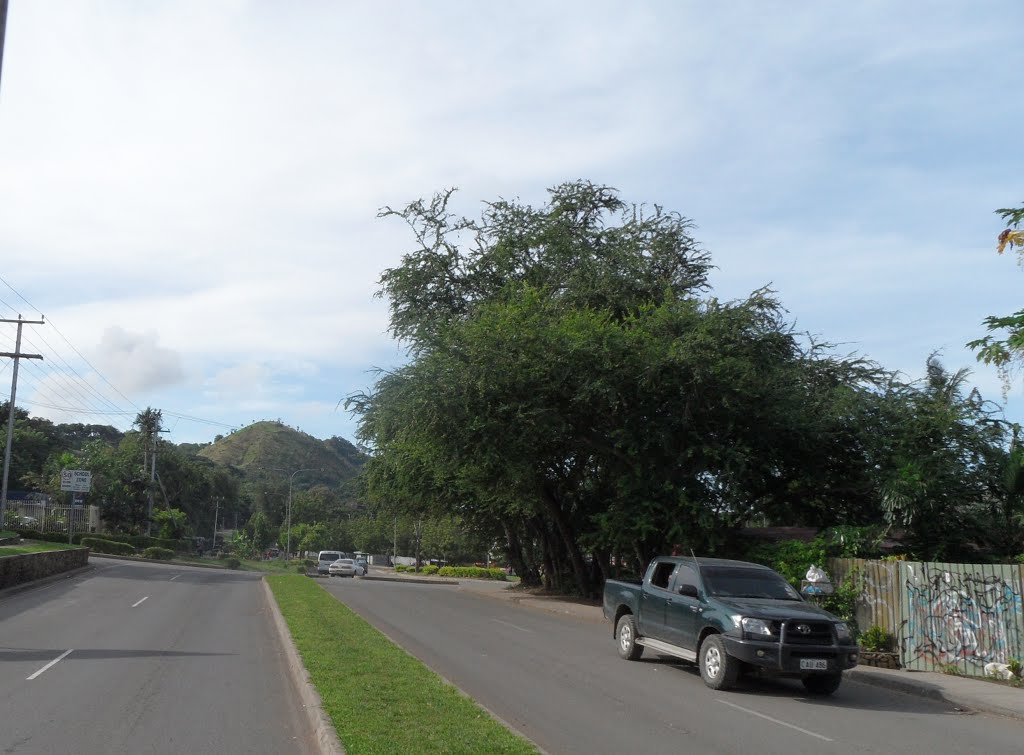 Driving along Boroko Drive heading towards Port Moresby International High School and Bava Street in East Boroko, Port Moresby, PNG, on 12-05-2012 by Peter John Tate,