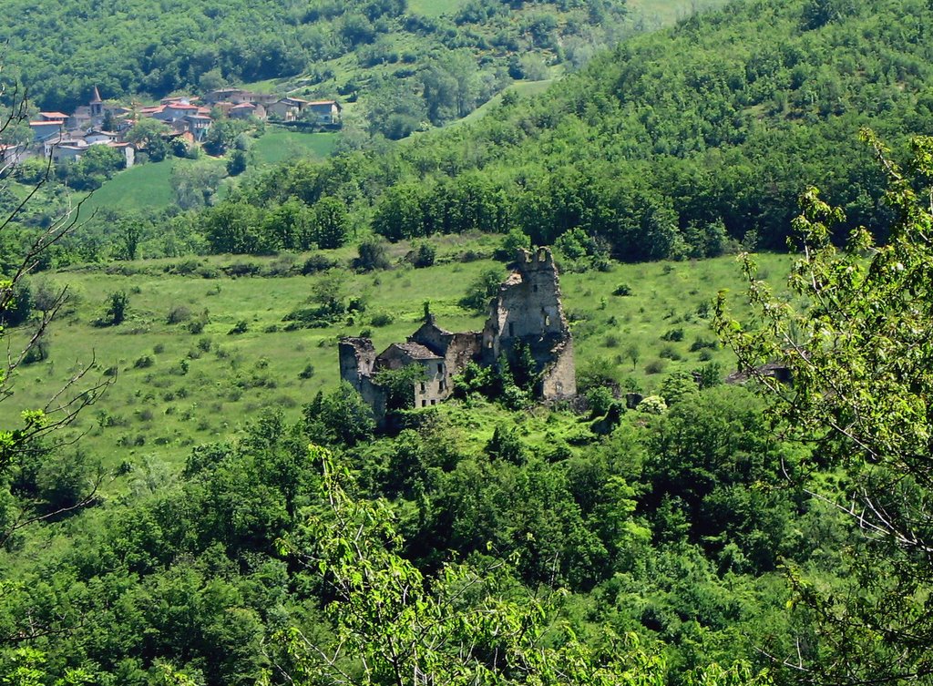 Castello d'Erbia dal sentiero Perino-Aglio by Paolo e Valenzia