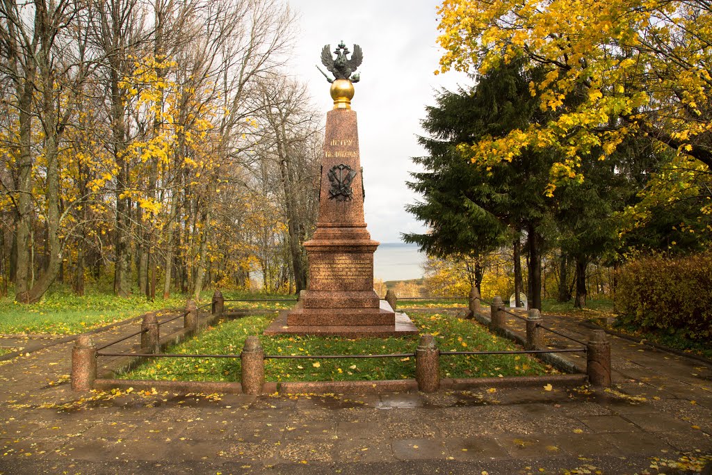 Памятник Петру Великому на месте строительства первой флотилии \ Monument to Peter the Great on the site of construction of the first fleet by shmbor