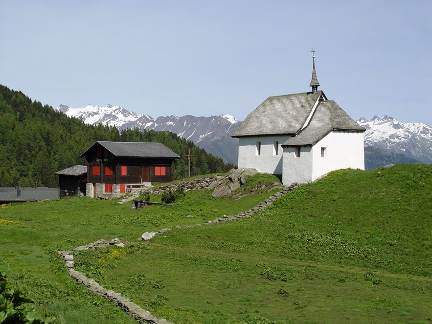 Bettmeralp, chapel by Banja-Frans Mulder