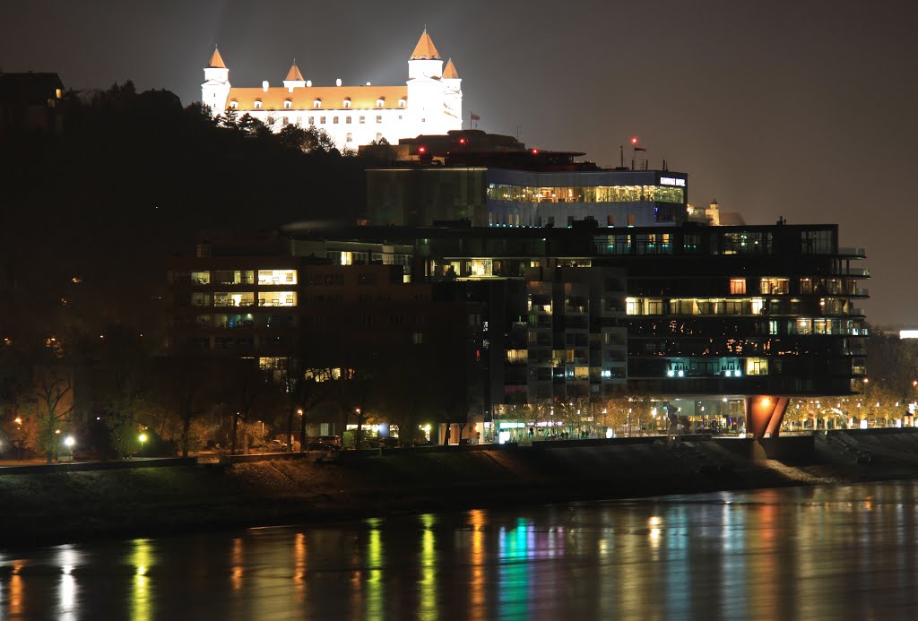 Bratislava Castle from the west side of town by Jan Madaras