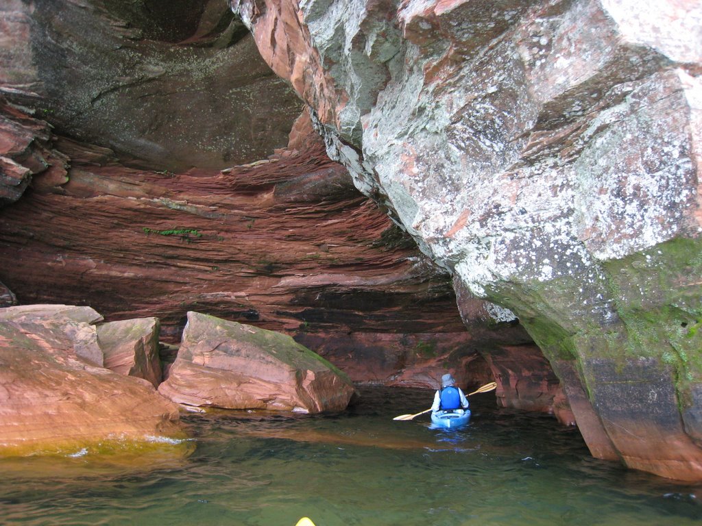 Bayfield Sea Caves by Donald Holtan