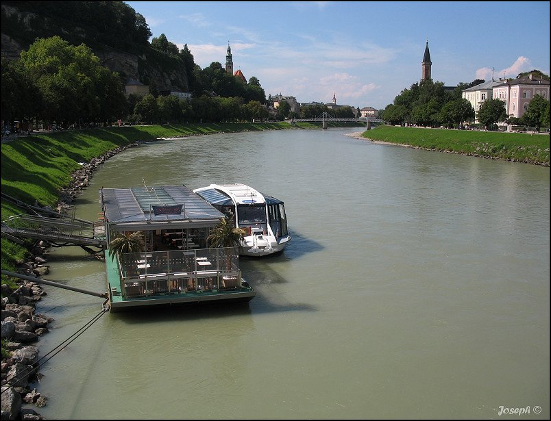 Salzach, Salzburg by Daniel Joseph Bouška