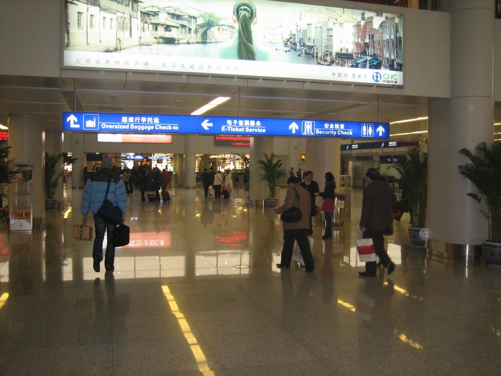 Beijing, China. Beijing Capital Airport. by Eivind Friedricksen