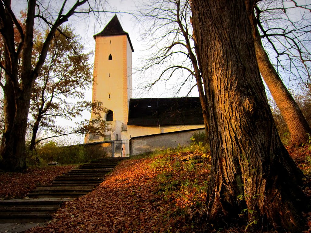 Pohľad na Románsko-gotický kostol vo Svinici / View of the Romanesque-Gothic church in Svinica by Majka44