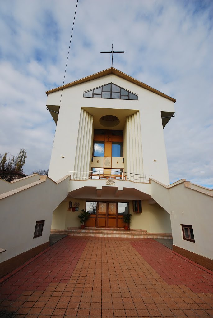 Biserica Catolica - Targu Frumos by Alexandru Losonczy