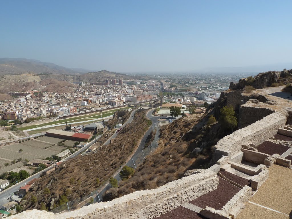 Vista de Lorca desde el Parador by José Palau Domenech