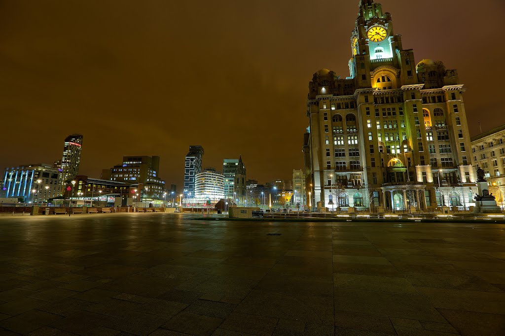 Liver Building Liverpool in HDR by Wallgo.com