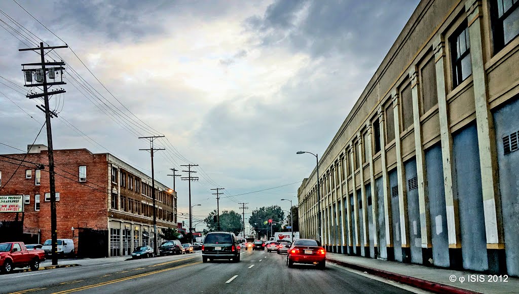 Looks North on Central Ave. south of 7th St. by Easy Street Images ©