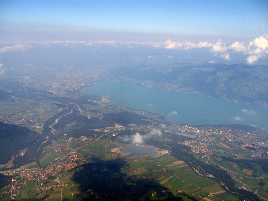 Blick vom Niesen auf den Thunersee by fotoflix