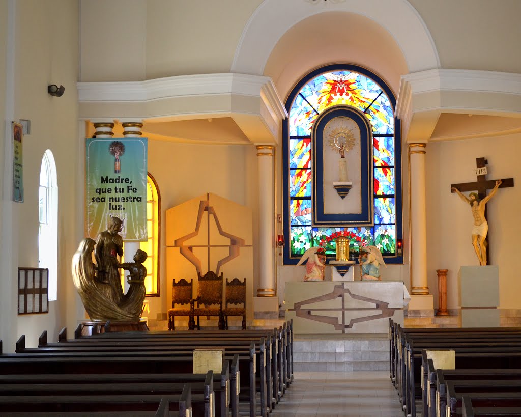 Interior of the Church in Todos Santos by Tereska