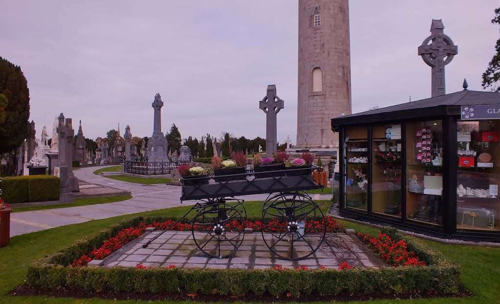 Glasnevin Cemetery Dublin view of the front Area Graves by IsabellaJ