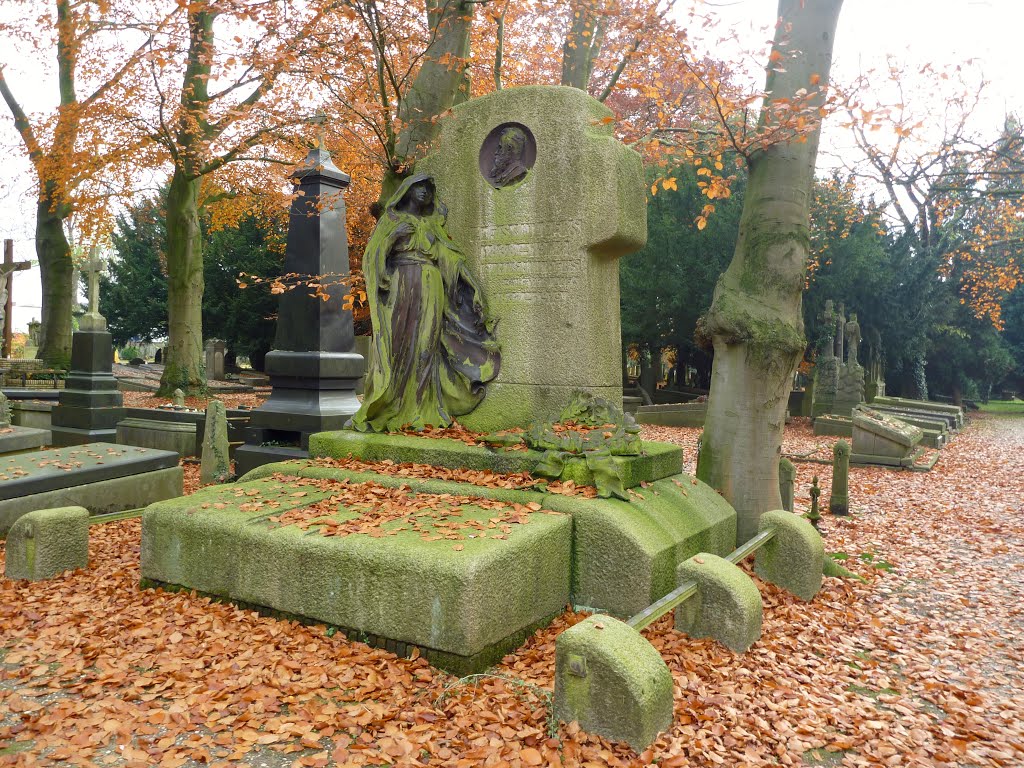 Graf fam. Smulders , ( 1908) , Impessive grave with 'green' lady by Mart61