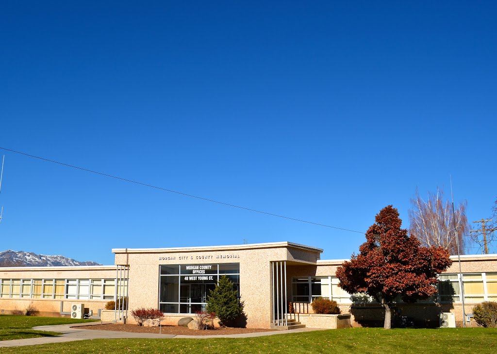 Morgan County Courthouse, Morgan, UT by Buddy Rogers