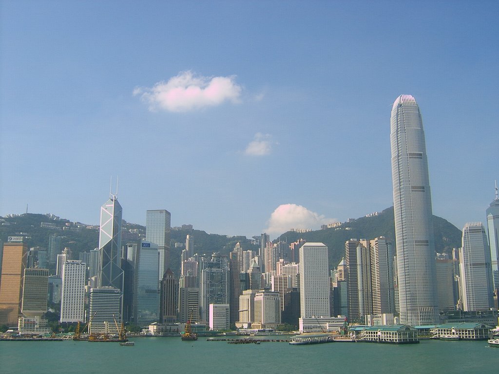 Hong Kong from Star Cruise by Liu Xiaoyun