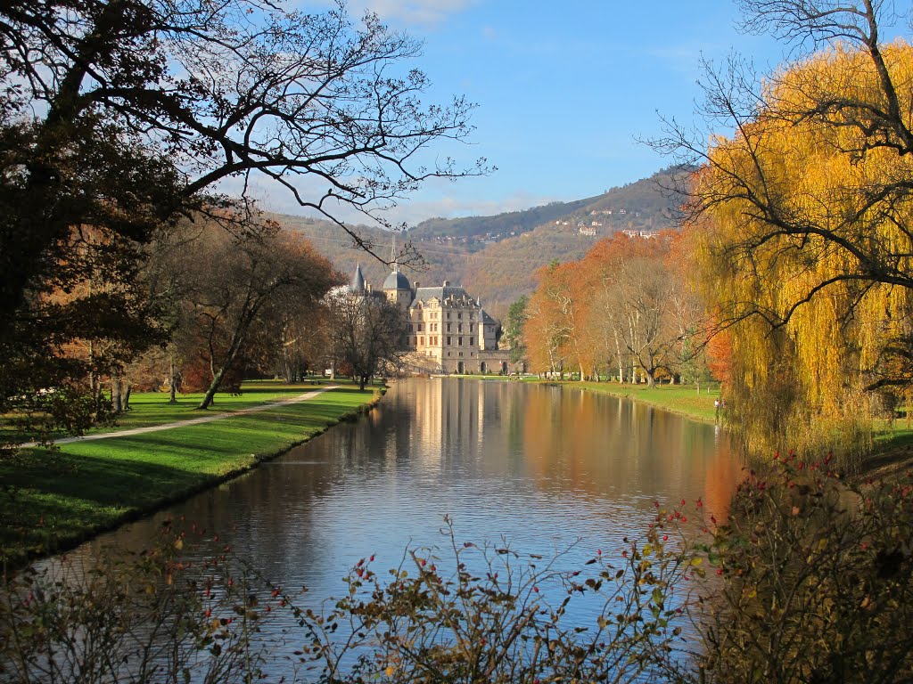 Vizille, le Château en automne by nicolethiemonge