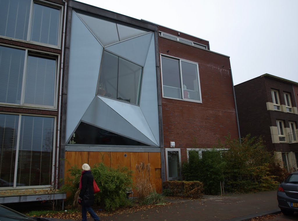 "Body House" van de architecten Jan Willem van Kuilenburg en Walter Hoogerwerf in de Walhallalaan 96 op Katendrecht. by Hans R van der Woude