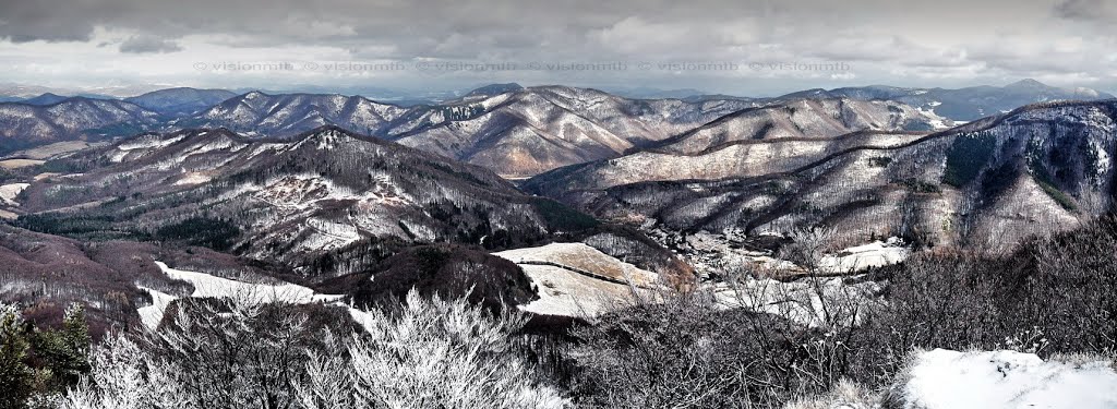 Zimné krivky Strážovských vrchov by visionmtb