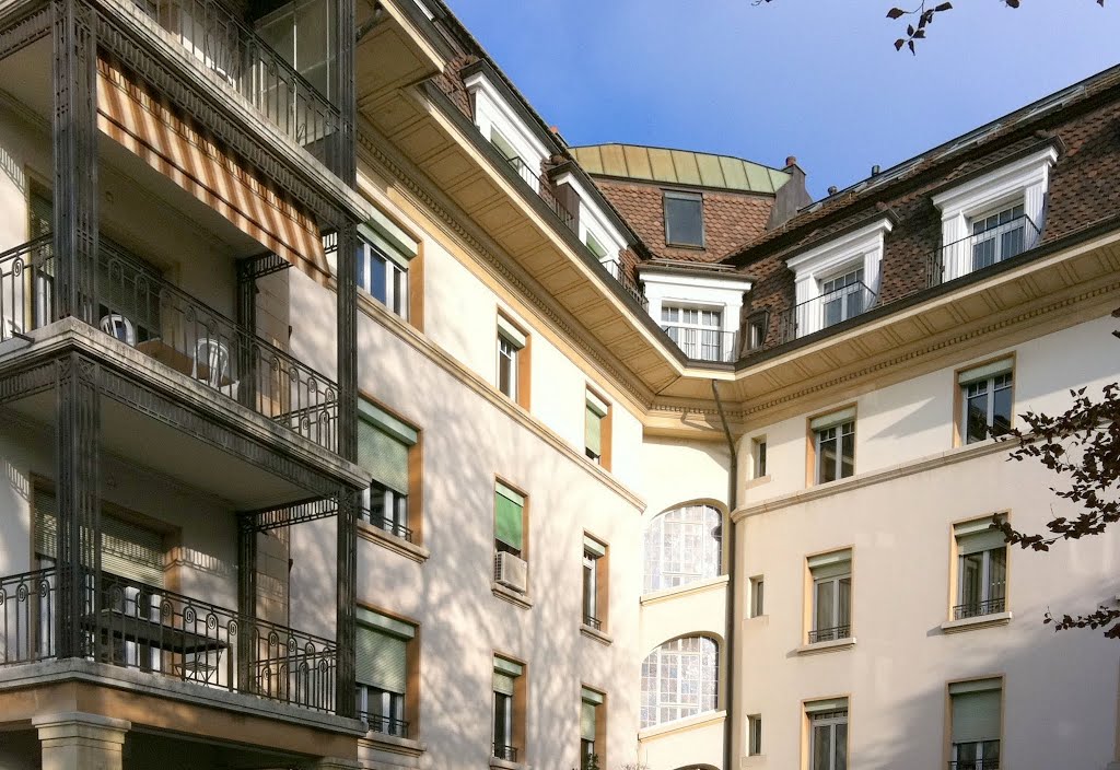 Lausanne, avenue de la Gare 1, «maison des Médecins» (Jean Taillens & Charles Dubois 1911-13) by Jacques Lasserre