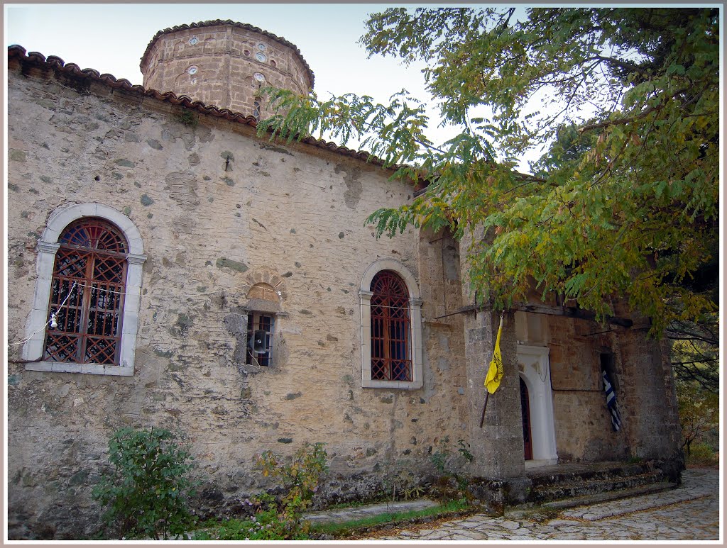 The church of Agios Georgios has been building since 1806 during Ottoman depression ... Solos village, Achaia by ch-georg